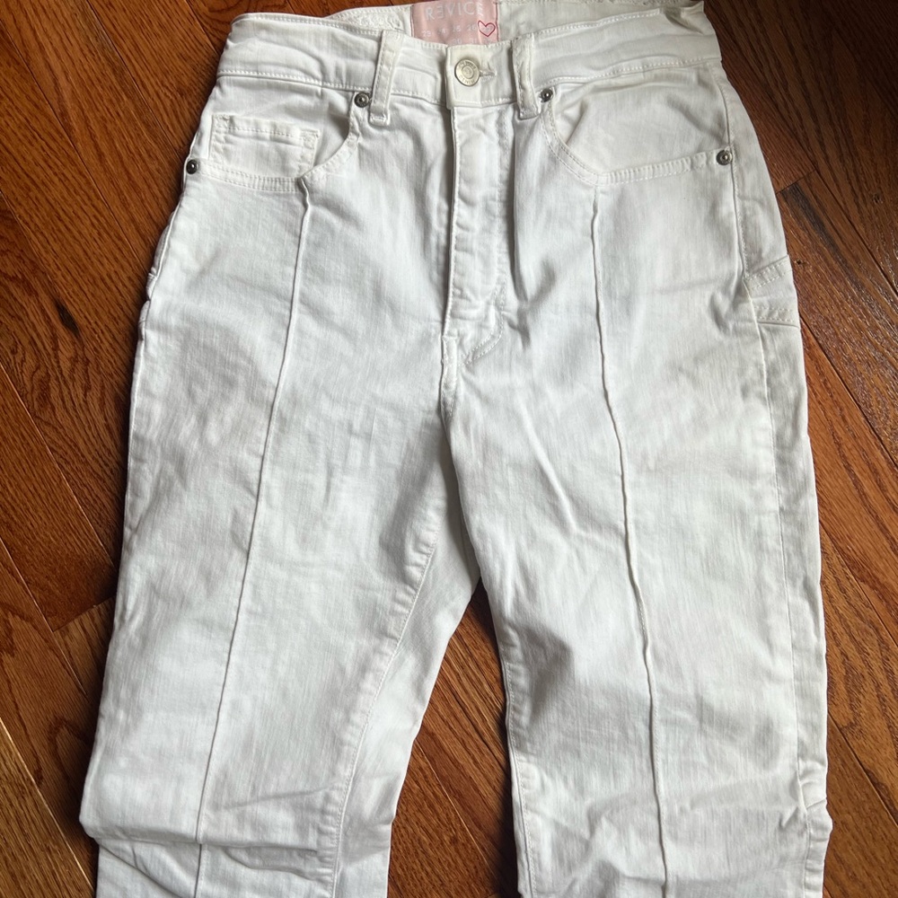 Revice Venus Flare White Denim Jeans